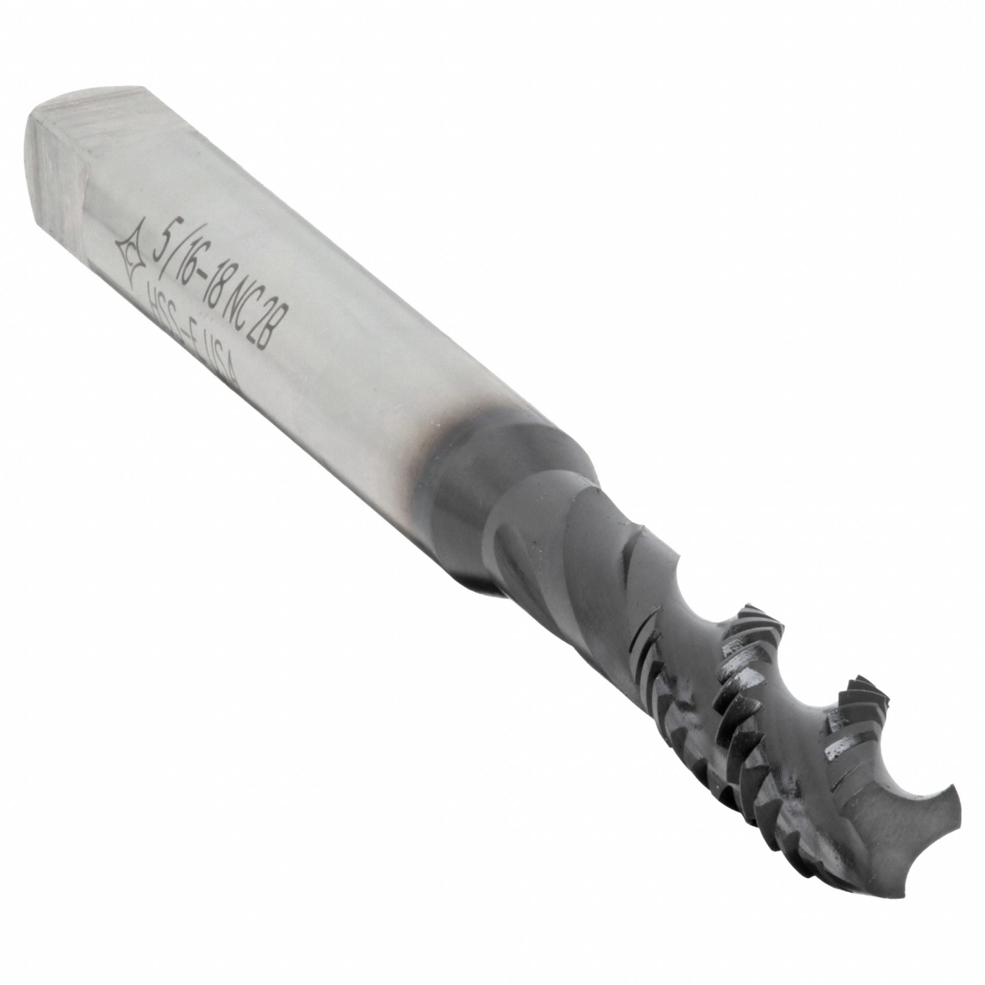 CLEVELAND C98016 Spiral Flute Tap 5/16 -18 HSS-E