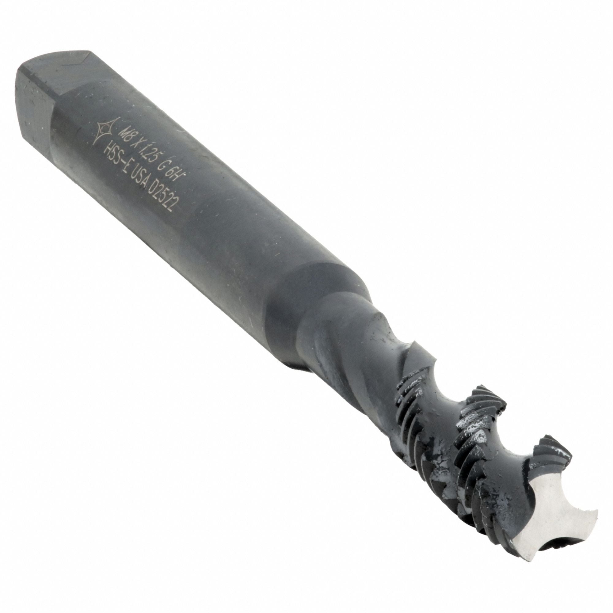 CLEVELAND C98141 Spiral Flute Tap M8x1.25 HSS-E