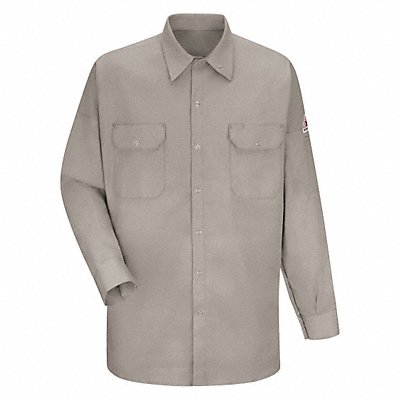 BULWARK SWW2SYRG3XL J2899 FR Collared Shirt 3XL Grey NFPA 2112