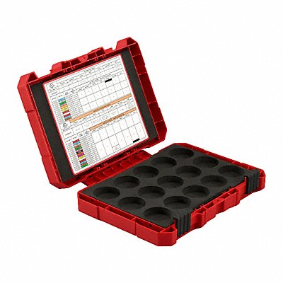 MILWAUKEE 4916CASE U Die Carrying Case Plastic Red