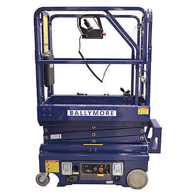 BALLYMORE DMSL10 Scissor Lift 500lb Load Cap 9in Tyre