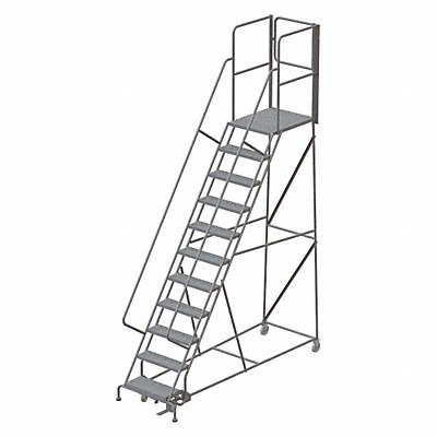TRI-ARC KDSR111246XR Rolling Ladder Steel 11 Steps Cap.450lb.