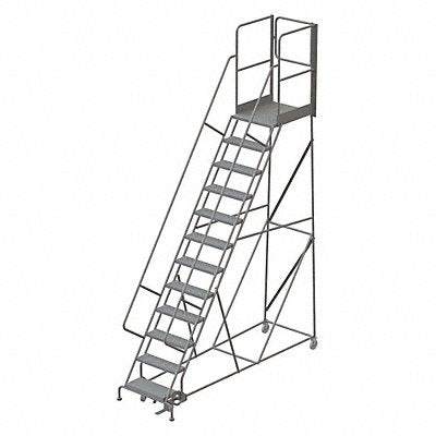 TRI-ARC KDSR112246XR Rolling Ladder 12 Steps Cap. 450lb.