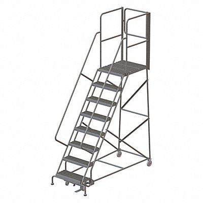 TRI-ARC KDSR108242XR Rolling Ladder 8 Steps Load Cap. 450lb.