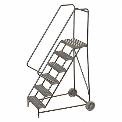 TRI-ARC WLARTR106244 Wheelbarrow Ladder Alum. 6 Step 350 lb.