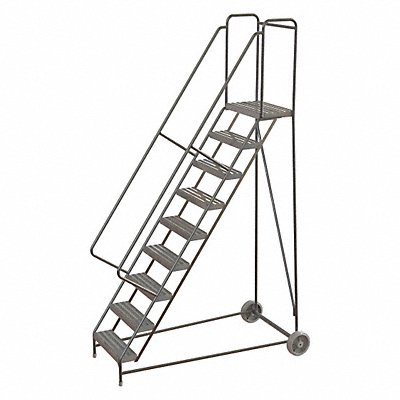 TRI-ARC WLARTR109244 Wheelbarrow Ladder Alum. 9 Steps 350lb.