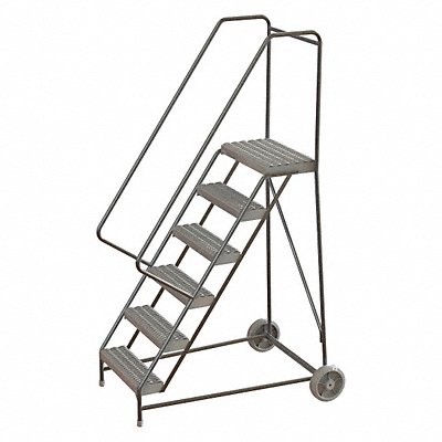 TRI-ARC WLARTR106165 Wheelbarrow Ladder Alum. 6 Steps 350lb.