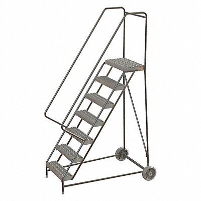 TRI-ARC WLARTR107245 Wheelbarrow Ladder Alum. 7 Step 350lb.