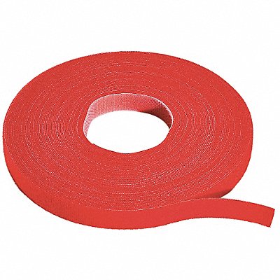 RIP-TIE W75HRLRD Hook & Loop Cable Tie Roll 75 ft Red
