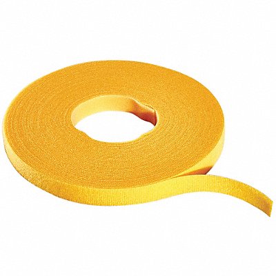 RIP-TIE W75PRLY Hook & Loop Cable Tie Roll 75 ft Yellw