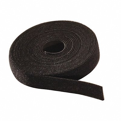 RIP-TIE W151RLBK Hook & Loop Cable Tie Roll 15 ft Black