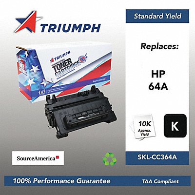 SOURCE AMERICA SKLCC364A Reman Blk Toner Fits CP4525 Color