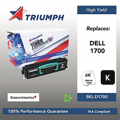 SOURCE AMERICA SKLD1700 Toner Cartridge Black 6000 Dell1700 1710