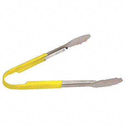 CRESTWARE CG12Y Tong Yellow 12 in L Stainless Steel