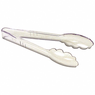CRESTWARE PCT12CL Tong Clear 12 in L Plastic