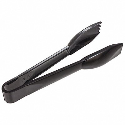 CRESTWARE PCT6BK Tong Black 6-1/2 in L Plastic