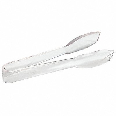CRESTWARE PCT6CL Tong Clear 6-1/2 in L Plastic