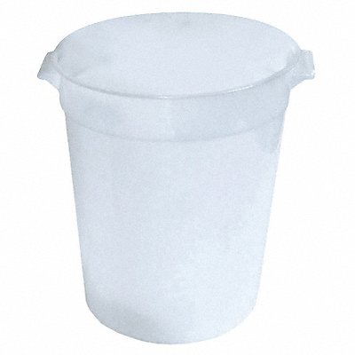 CRESTWARE RCW4 Round Container 8 1/4 in L White