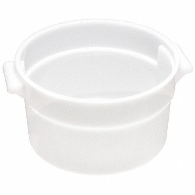CRESTWARE RCW2 Round Container 8 in L White