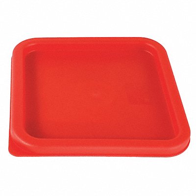 CRESTWARE SQCL68 Container Lid 9 in L Red
