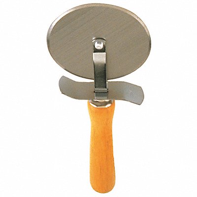 CRESTWARE WHPC4 Pizza Cutter Wheel 4 in Dia Wood