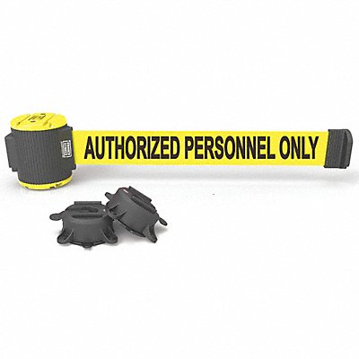 BANNER STAKES MH5003 Mgnetic Belt Barrier Auth Personnel Only