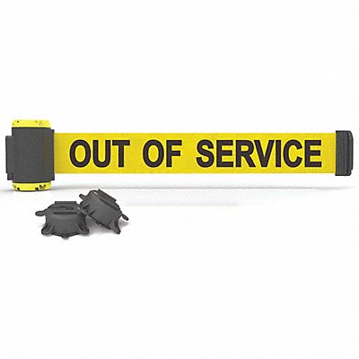 BANNER STAKES MH7005 Magnetic Belt Barrier 7 ft Out of Srv Y