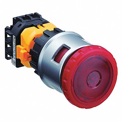 EUCHNER ESXN4ELL412Q4MFR EmergncyStpPush Button FulVolt Red 1NO/2NC