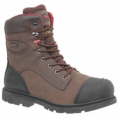 AVENGER SAFETY FOOTWEAR A7573 8-Inch Work Boot M 14 Brown PR