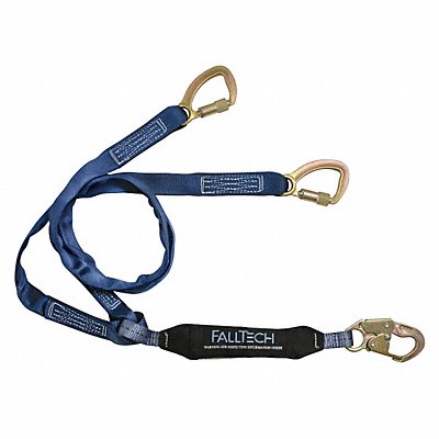 FALLTECH 8241Y Shock-Absorbing Lanyard Blue