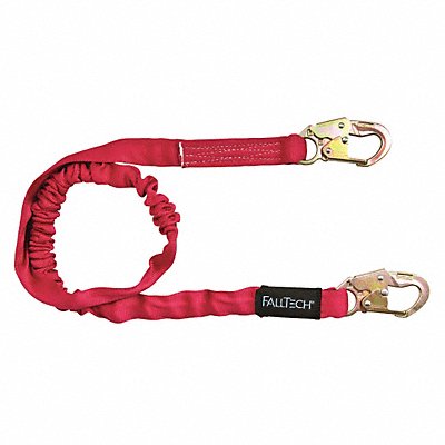 FALLTECH 8247B Shock-Absorbing Lanyard Red