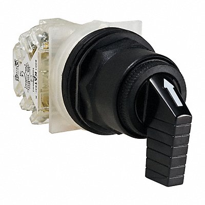 SCHNEIDER ELECTRIC 9001SKS53FBH13 Selector Switch Non Illuminated 3Pos 30mm Black