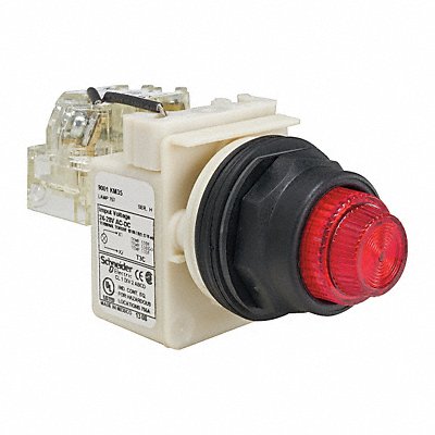 SCHNEIDER ELECTRIC 9001SKT35R31 Pilot Light Red 30mm Incandescent