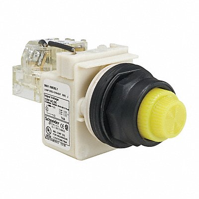 SCHNEIDER ELECTRIC 9001SKT38LYY31 H4513 Pilot Light Yellow 30mm LED