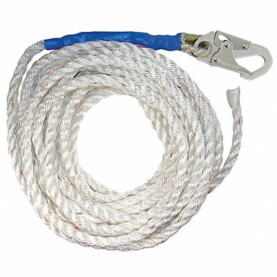 CONDOR 45J301 Vertical Rope Lifeline Single Snap Hook