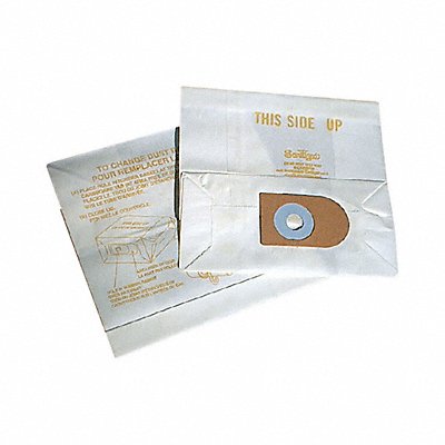 DYNABRADE 80076 Disposable Vacuum Paper Bag 17 Gal PK10