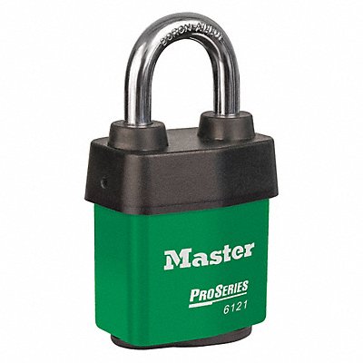 MASTER LOCK 6121GRN Lockout Padlock KD Green