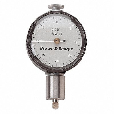 TESA BROWN  SHARPE 1483018 Dial Indicator 0-50-0 Dial Reading White