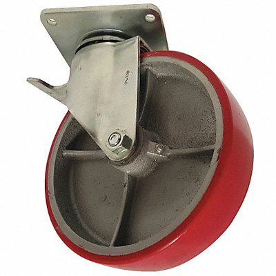 PAYSON CastorS INC 2008ULSKB Standard Plate Castor Swivel 1000 lb.