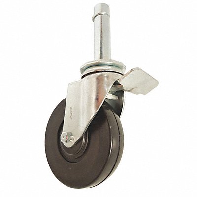 GRAINGER 0535OXSKA Total-Locking Friction-Ring Stem Castor