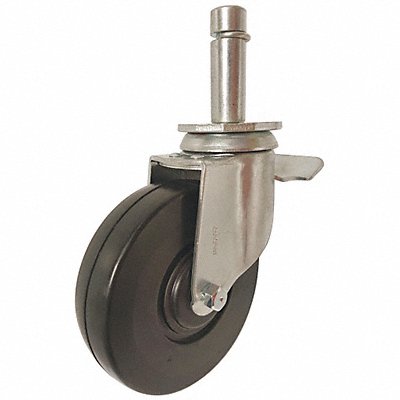 PAYSON CastorS INC 0535OXSKB Total-Locking Friction-Ring Stem Castor
