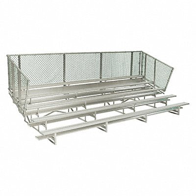 NATIONAL RECREATION SYSTEMS NA0515STD Bleacher 5 Rows 50 Seats 15 ft L