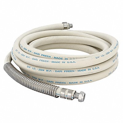 LEONARD VALVE 50HDH Hose 1/2 EPDM/Steel 50 Ft L