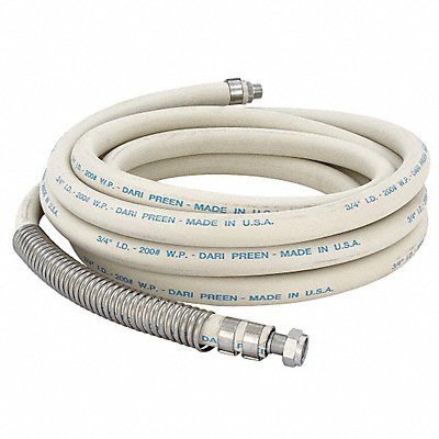 LEONARD VALVE 75HDH Hose 1/2 EPDM/Steel 75 Ft L