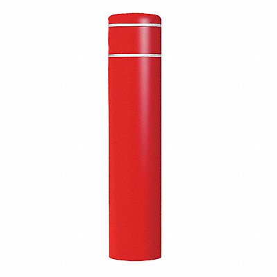 GRAINGER 4502RW Bollard Cover Red 13 2/5 in Dia