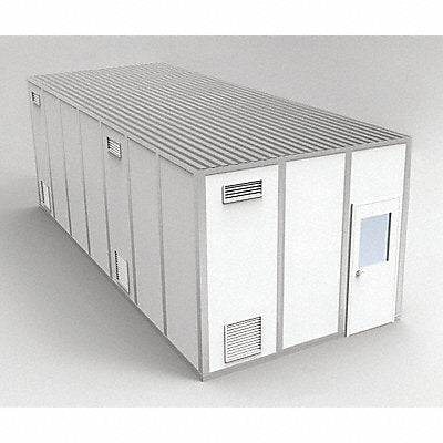 PORTA-FAB 8CR1228 Modular Cleanroom 12.4 ftx10.1 ftx28.4 ft