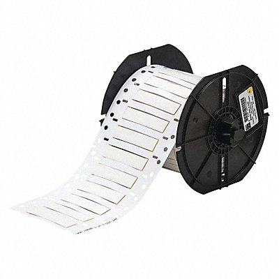 BRADY B33D2502345 Wire Marking Sleeves White 0.125 in.Min.