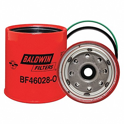 BALDWIN FILTERS BF46028O Fuel Filter 4-1/16 in Lx3-3/4 in Dia