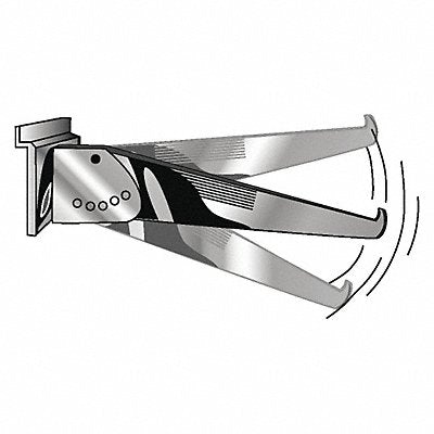 ECONOCO SWAJ14 Adjustable Shlf Brkt Steel Load Capacity 35lb PK48