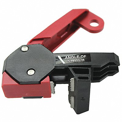 STOPOUT KDD161 Circuit Breaker Lockout Red/Blk 1-3/4 W
